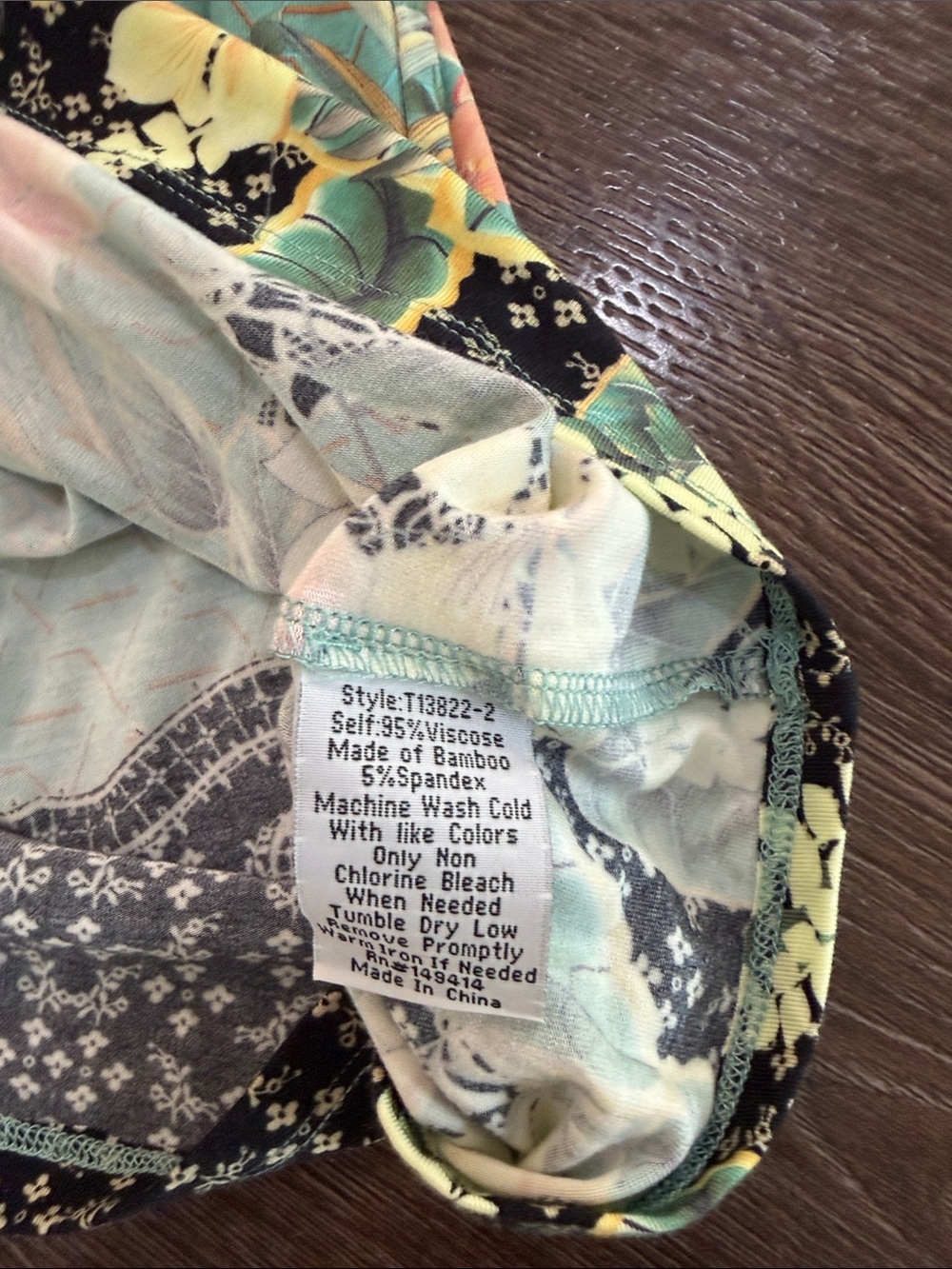 Johnny Was Short Sleeved Tee Millay Floral Print Small - Picture 3 of 4